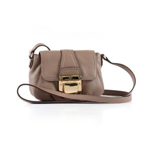 Michael kors Charlton camel brown pebbled crossbody bag